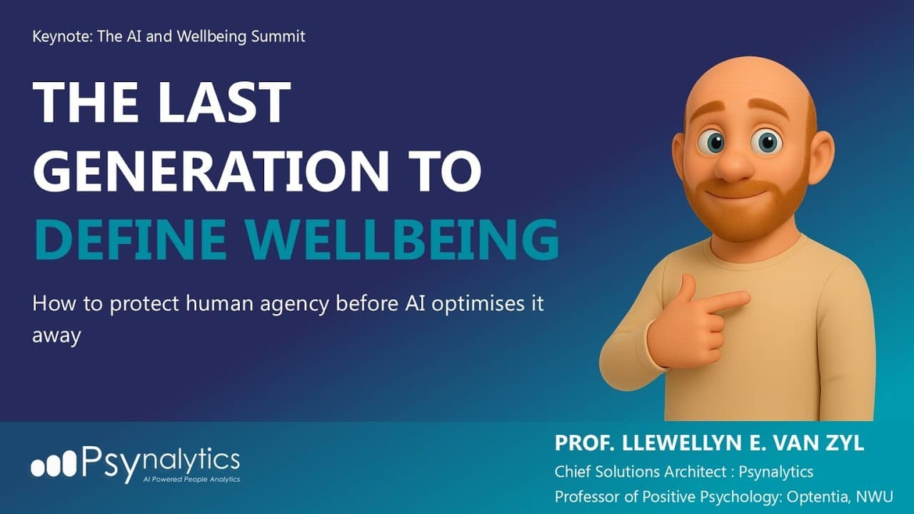 The Last Generation to Define Wellbeing
